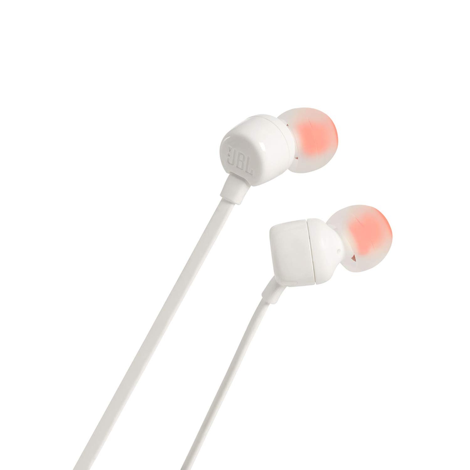 JBL T110 Wired In-Ear Earphones white