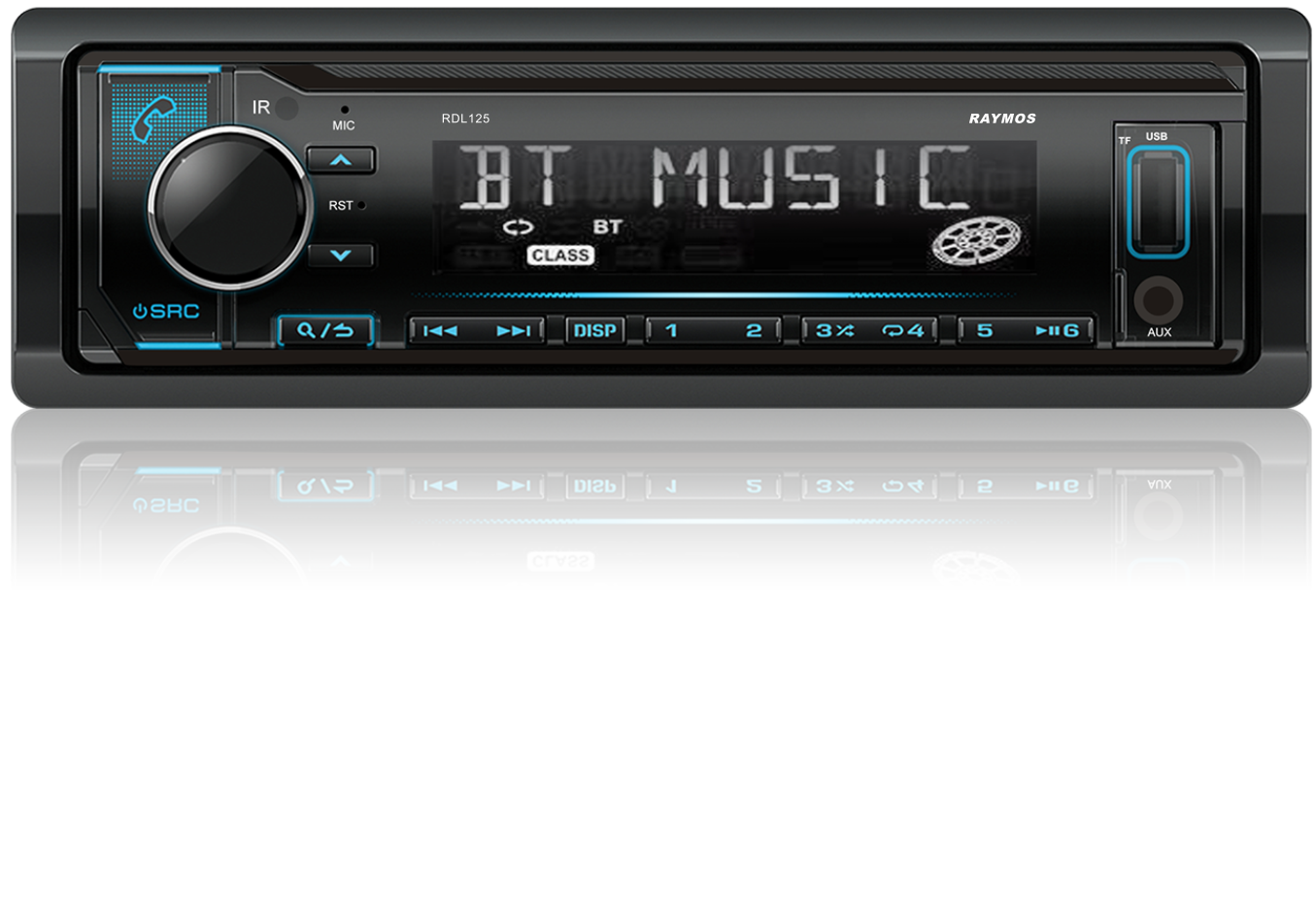 Raymos RDL 125 Deckless MP3 Car Stereo