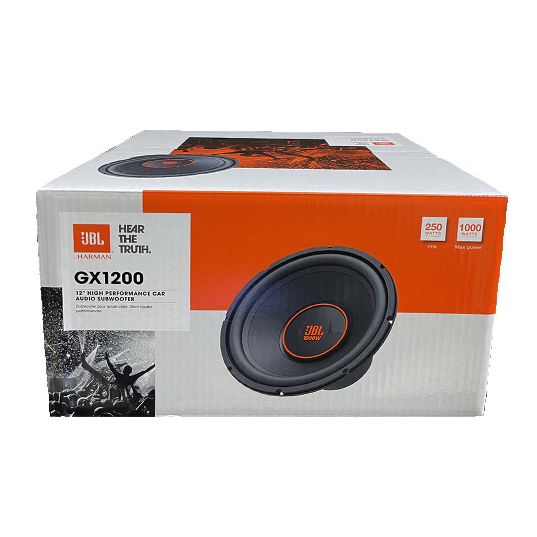 JBL GX1200 1000 Watts MAX Single-Voice-Coil Subwoofer - Free shipping